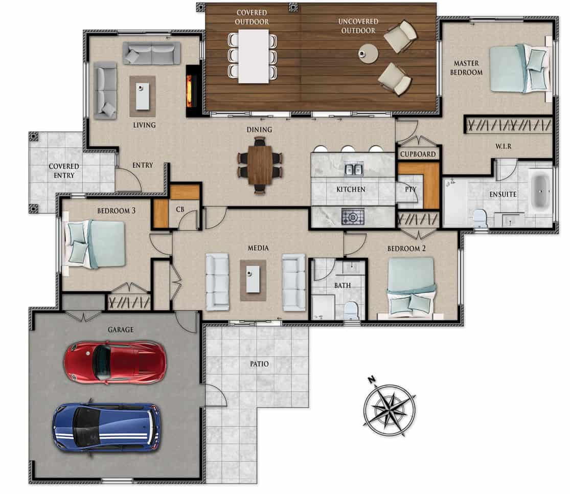 Fowler Homes Home Builder New Zealand - Favourites Plans Range - Matamata