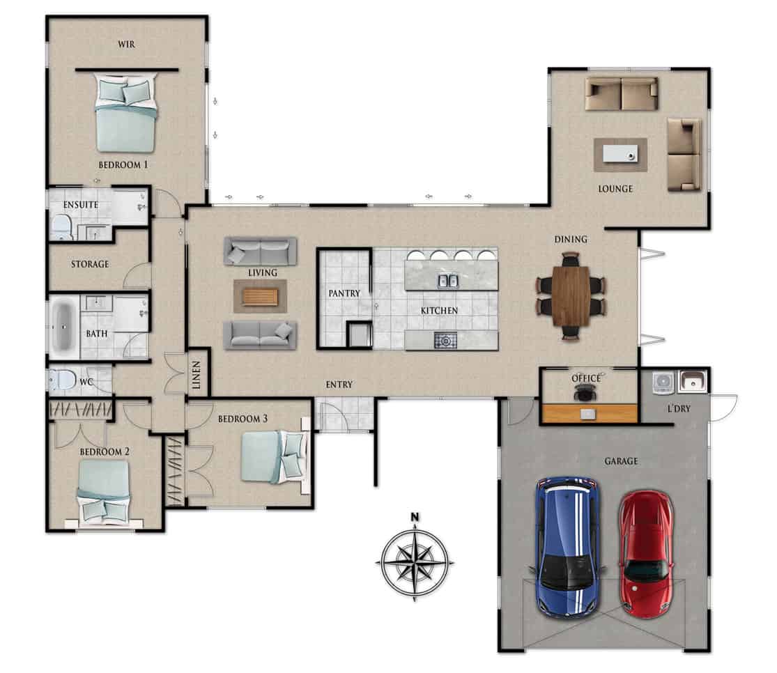 Fowler Homes Home Builder New Zealand - Favourites Plans Range - Strandon