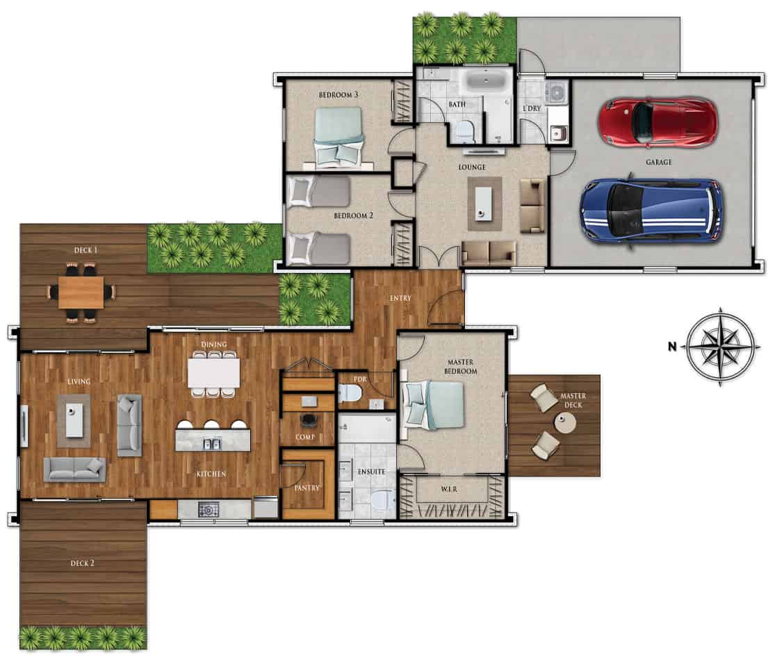 Fowler Homes Home Builder New Zealand - Favourites Plans Range - Cambridge