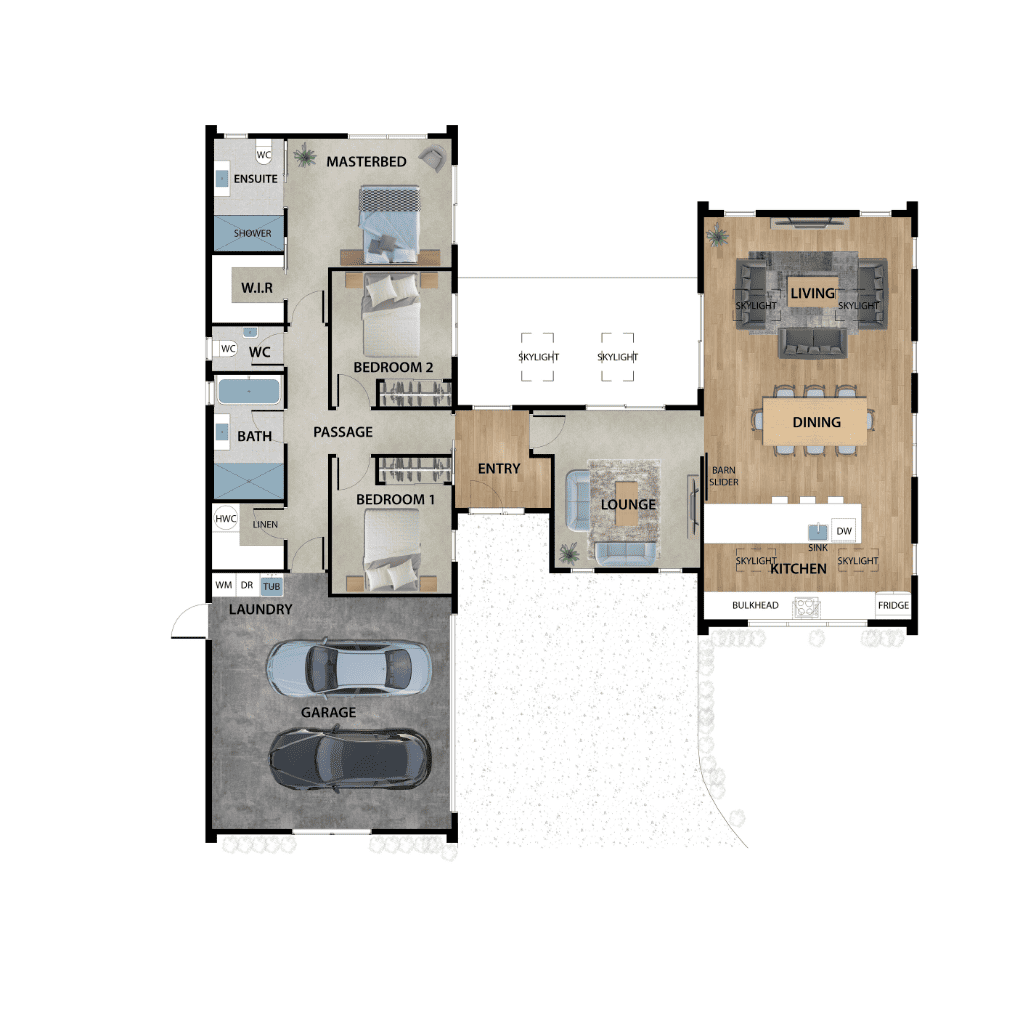 fowler homes new plymouth show home floor plan