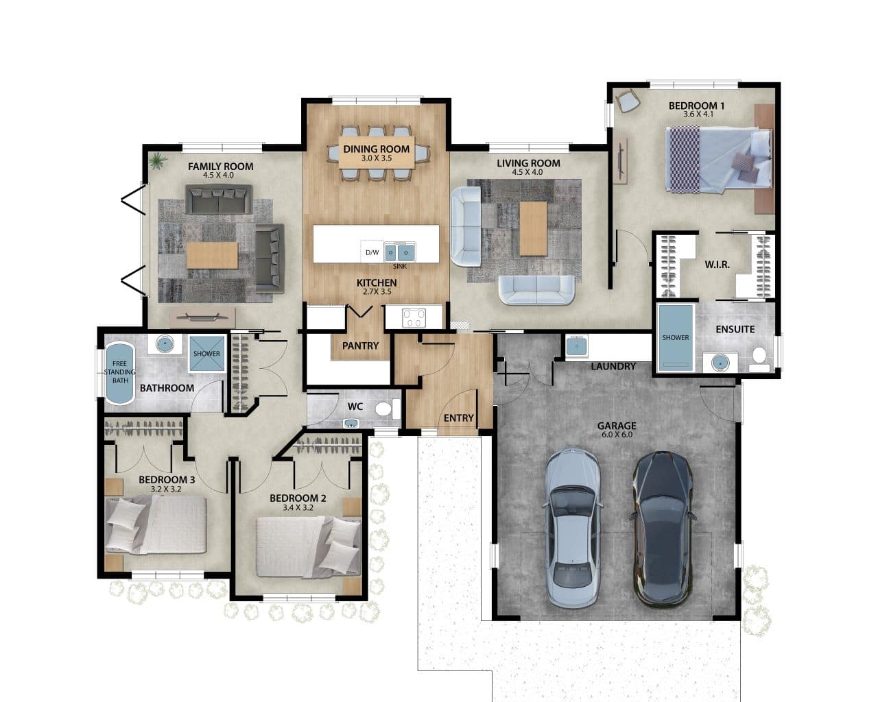 114 bartholomew road levin floor plan fowler homes manawatu house and land package 1024h