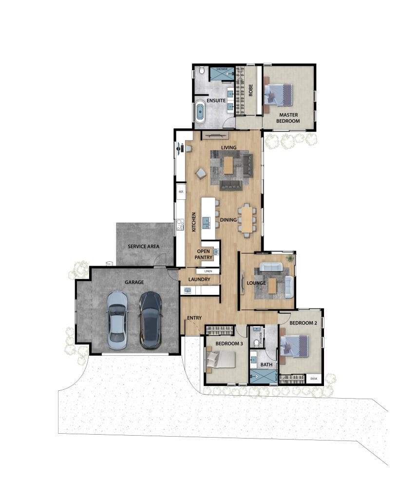 floor plan twin willows close fowler homes waikato 1024