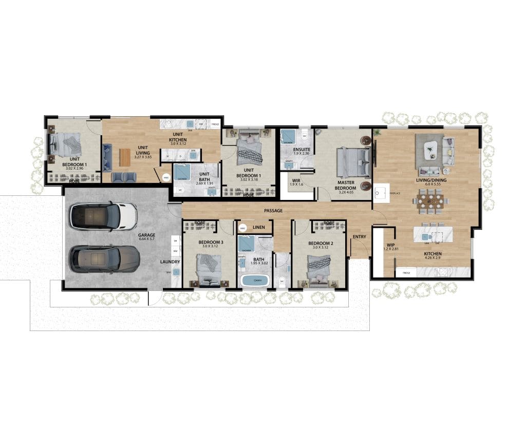 floor plan lot 7256, shelduck road fowler homes queenstown