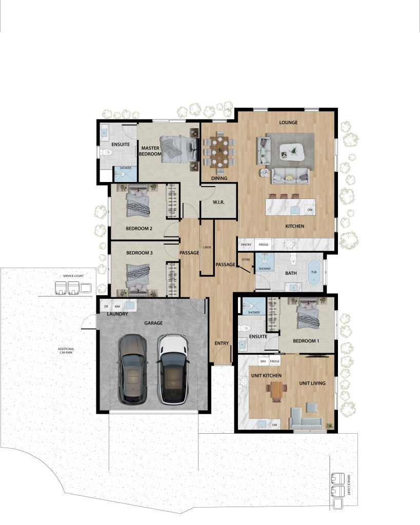 fowler homes lot 6 kotare park floor plan 1024h